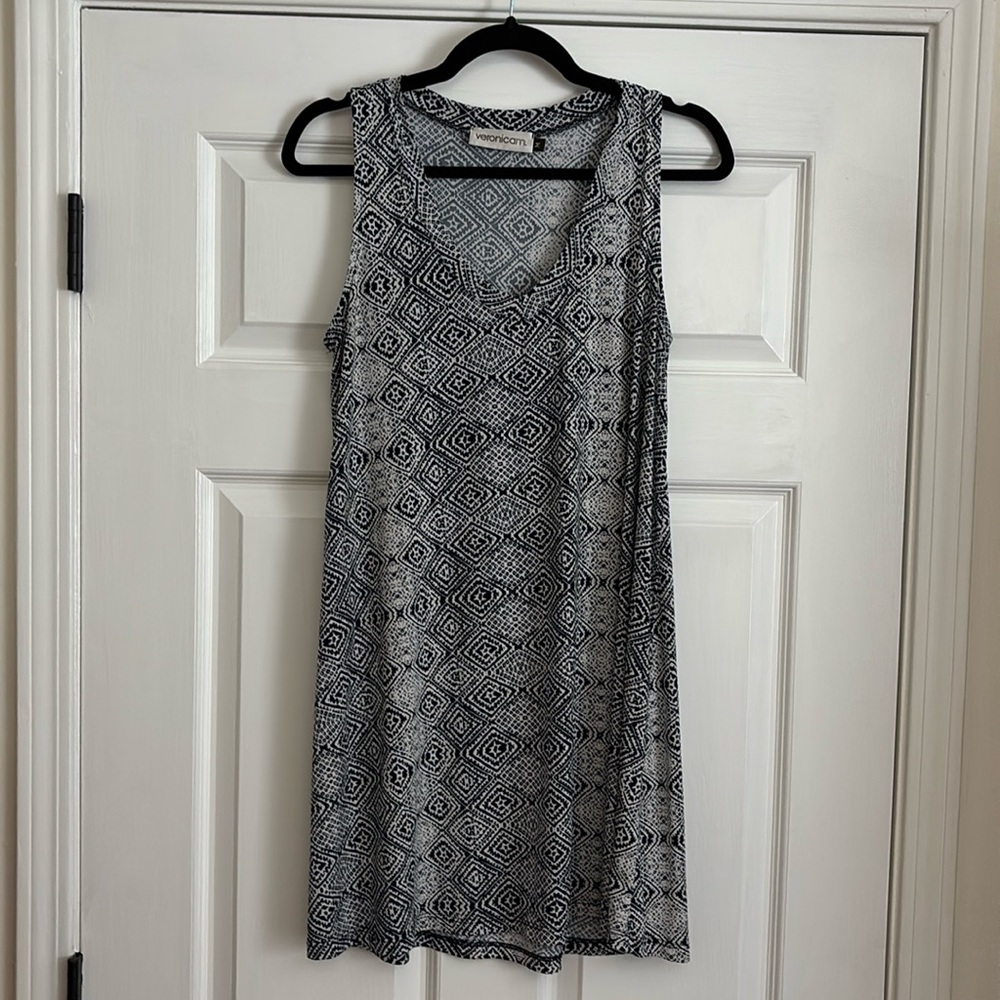 Veronica M, Blue/White sundress, Size M